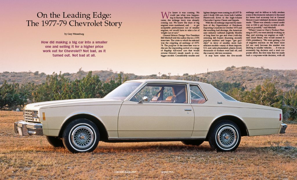 October 2022 Issue Collectible Automobile Magazine