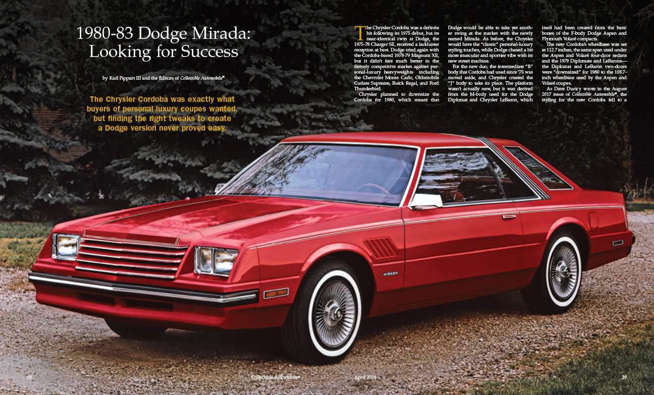 June 2024 Issue Collectible Automobile Magazine